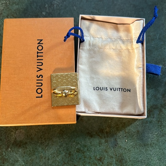 LOUIS VUITTON NANOGRAM PHONE RING HOLDER - Picture 4 of 4